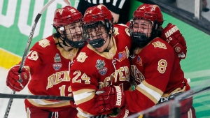Denver, Minnesota St match up in Frozen Four for NCAA title