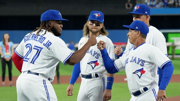 Vladimir Guerrero Jr. Bo Bichette Charlie Montoyo