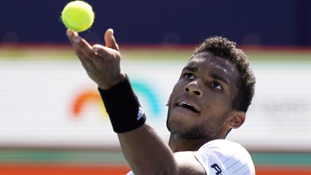 Felix Auger-Aliassime, The Canadian Press Felix Auger-Aliassime