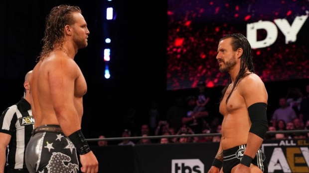 Team Awesome - Hangman Page Retains His #AEW World Championship in a Texas  Death Match, Gets Confronted by Adam Cole #AEWDynamite