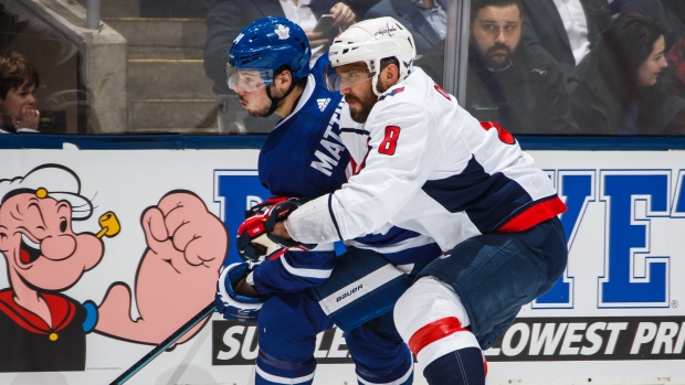 Auston Matthews and Alex Ovechkin, Getty Images Auston Matthews and Alex Ovechkin