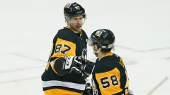 Sidney Crosby and Kris Letang