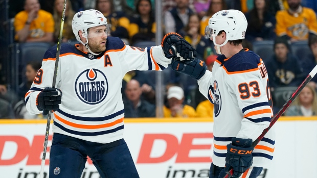 Leon Draisaitl and Ryan Nugent-Hopkins, The Canadian Press Leon Draisaitl and Ryan Nugent-Hopkins