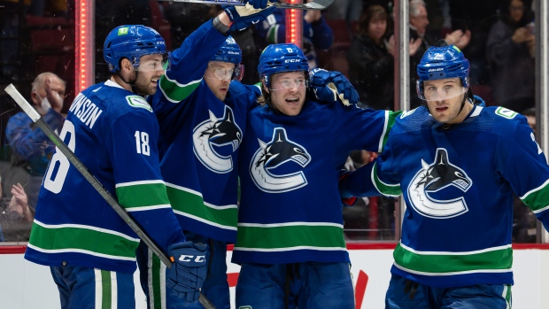 Vancouver Canucks celebrate