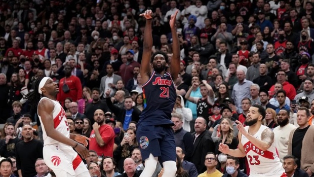 Joel Embiid, The Canadian Press Joel Embiid