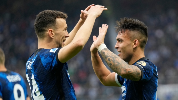 Lautaro Martinez Ivan Perisic, The Canadian Press Lautaro Martinez Ivan Perisic