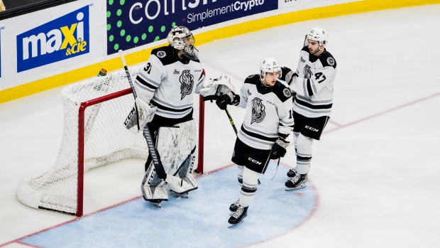 Remi Poirier Zachary Dean Simon Pinard, Dominic Charette - QMJHL Images Remi Poirier Zachary Dean Simon Pinard