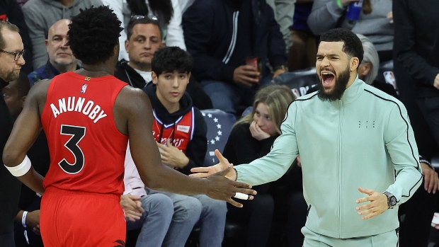 Fred VanVleet and OG Anunoby, Getty Images Fred VanVleet and OG Anunoby