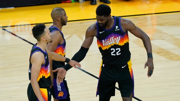 Phoenix Suns celebrate Phoenix Suns celebrate