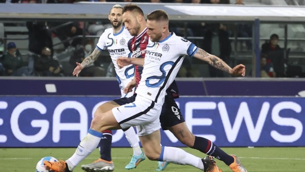 Marko Arnautovic and Milan Skriniar, The Canadian Press Marko Arnautovic and Milan Skriniar