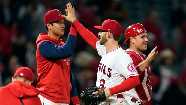Taylor Ward Los Angeles Angels win Cleveland Guardians 