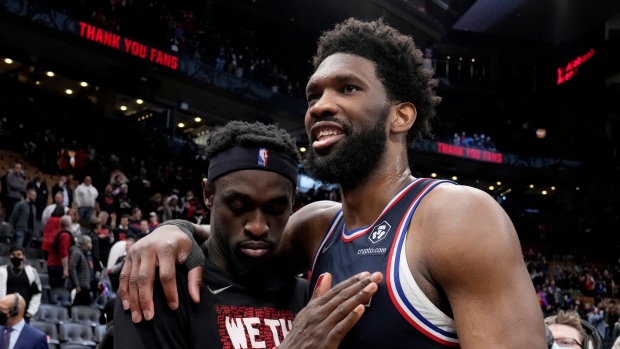 Pascal Siakam and Joel Embiid