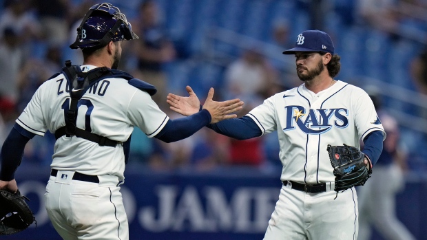 Mike Zunino and Phoenix Sanders, The Canadian Press Mike Zunino and Phoenix Sanders