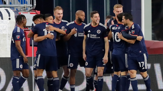 New England Revolution Celebrate , The Canadian Press New England Revolution Celebrate