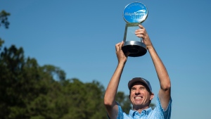Alker emerges from rain for four-shot win on Champions Tour