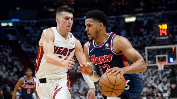 Tyler Herro Tobias Harris, The Canadian Press Tyler Herro Tobias Harris