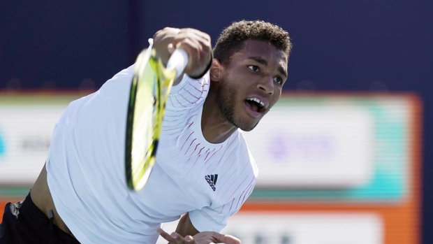 Felix Auger-Aliassime, The Canadian Press Felix Auger-Aliassime
