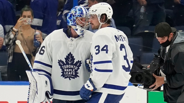 Auston Matthews Jack Campbell, The Canadian Press Auston Matthews Jack Campbell