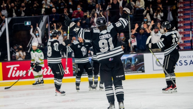 Gatineau Olympiques Celebrate, QMJHL/Maxime Blouin Gatineau Olympiques Celebrate