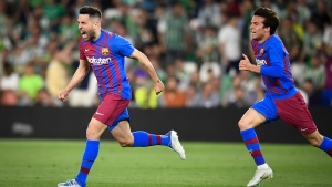 Barcelona secure Champions League qualification thanks to late Alba winner