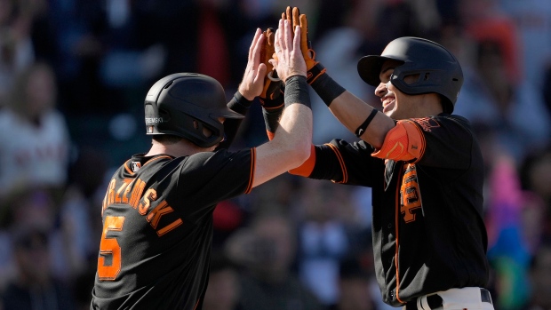 Mauricio Dubon and Mike Yastrzemski