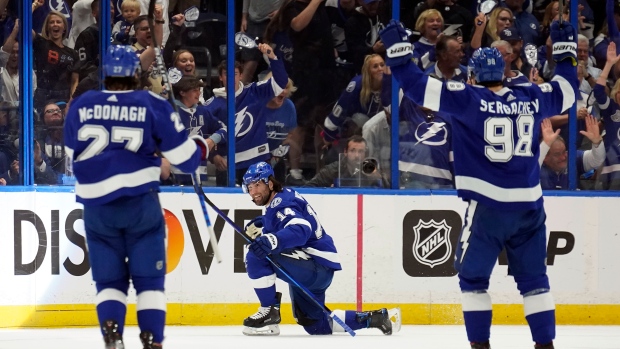 Tampa Bay Lightning Celebrate , The Canadian Press Tampa Bay Lightning Celebrate