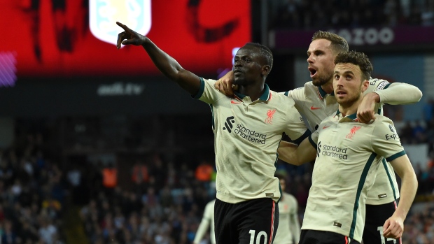 Sadio Mane, Liverpool celebrate