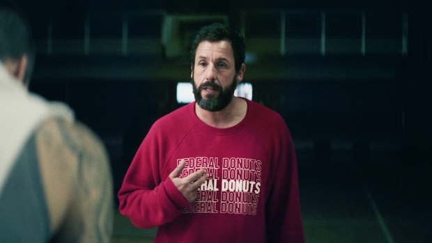 Adam Sandler in "Hustle" Adam Sandler in "Hustle"