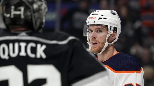 Jonathan Quick and Connor McDavid, The Canadian Press Jonathan Quick and Connor McDavid