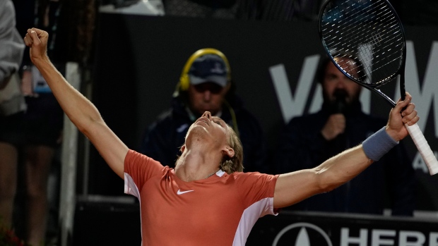 Denis Shapovalov, The Canadian Press Denis Shapovalov