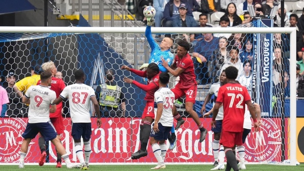 Toronto FC vs. Vancouver Whitecaps, The Canadian Press Toronto FC vs. Vancouver Whitecaps