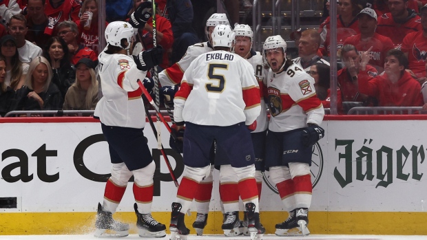 Panthers beat Caps in OT, win series for 1st time since '96