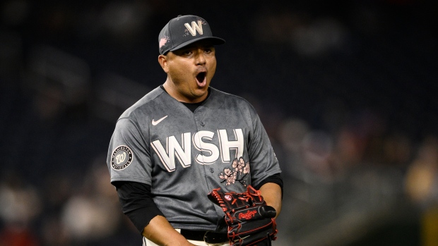 Washington Nationals relief pitcher Erasmo Ramirez