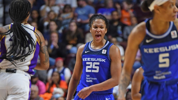 Connecticut Sun forward Alyssa Thomas, The Canadian Press Connecticut Sun forward Alyssa Thomas