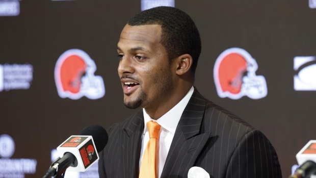 AP source: Browns QB Watson to meet with NFL officials in Texas
