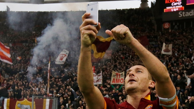 Francesco Totti, The Canadian Press Francesco Totti