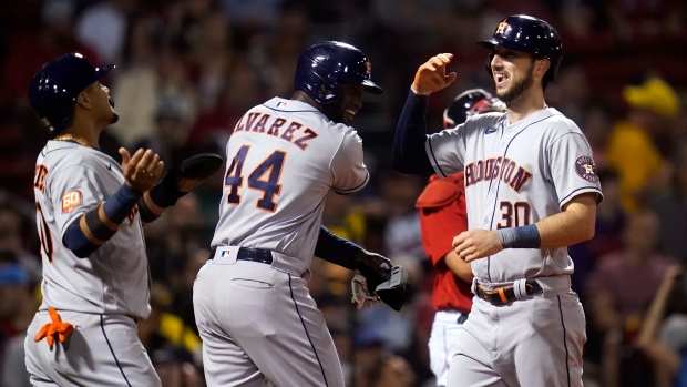 Houston Astros Celebrate, The Canadian Press Houston Astros Celebrate