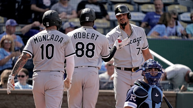 Luis Robert Yoan Moncada Jose Abreu , The Canadian Press Luis Robert Yoan Moncada Jose Abreu
