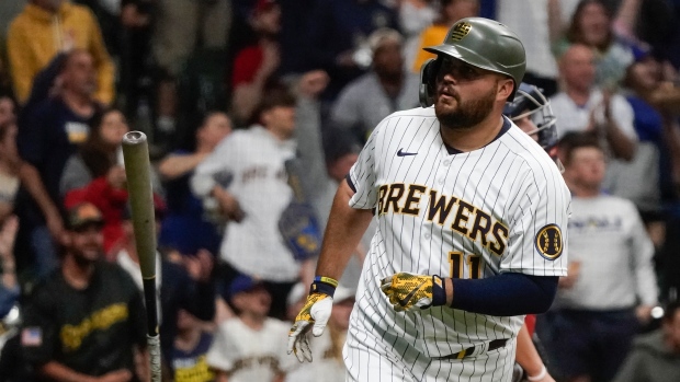 Brewers Win Game NLDS Game 1 Thanks To 2-Run HR From Rowdy Tellez!, ROWDY!  This 2-run shot wins it for the Milwaukee Brewers in Game 1 vs the Atlanta  Braves!