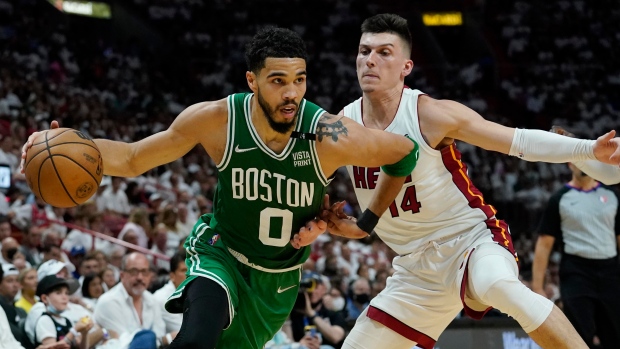 Jayson Tatum and Tyler Herro, The Canadian Press Jayson Tatum and Tyler Herro