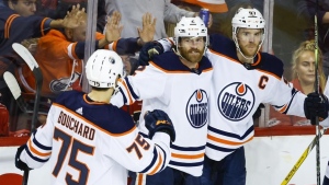 Oilers' Keith turns back the clock to help Edmonton even Battle of Alberta