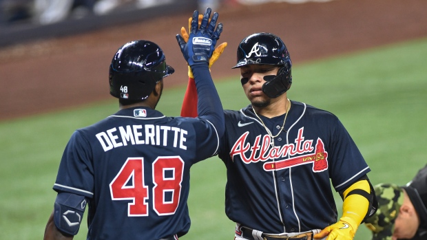 Contreras homers twice as Acuña, Braves beat Marlins