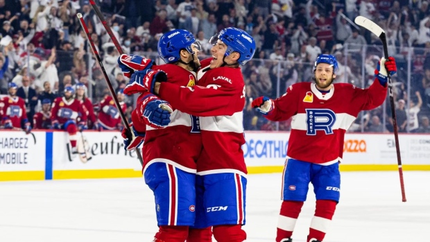 Laval Rocket celebrate