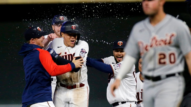 Gio Urshela, Twins celebrate