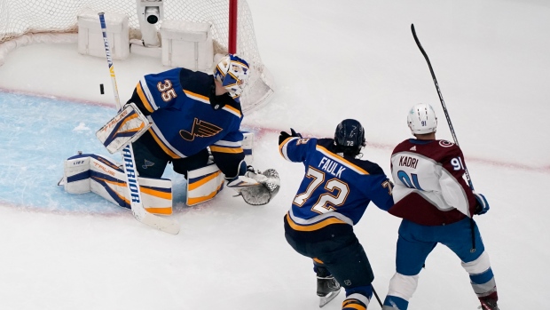 Ville Husso Justin Faulk Nazem Kadri Ville Husso Justin Faulk Nazem Kadri
