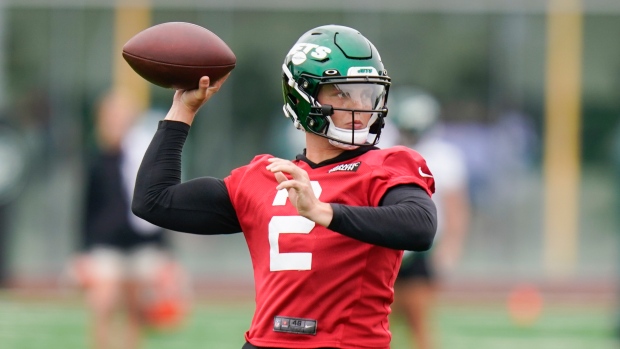 Jets 'thick' QB Wilson focused on eating, performing better