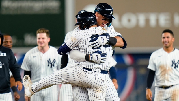 Trevino lifts Yanks over O's in 11; LeMahieu, Stanton hurt