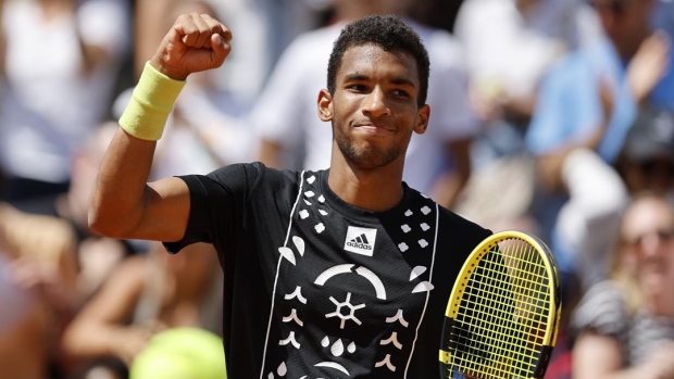 Felix Auger-Aliassime, The Canadian Press Felix Auger-Aliassime