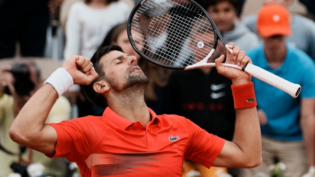 Novak Djokovic, The Canadian Press Novak Djokovic
