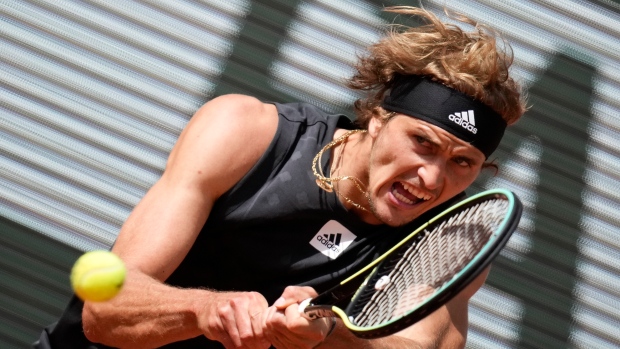 Alexander Zverev, The Canadian Press Alexander Zverev